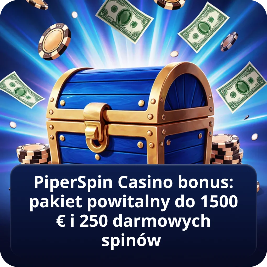 PiperSpin Casino bonus: pakiet powitalny do 1500 € i 250 darmowych spinów szczegóły PiperSpin Casino bonus: pakiet powitalny do 1500 € i 250 darmowych spinów